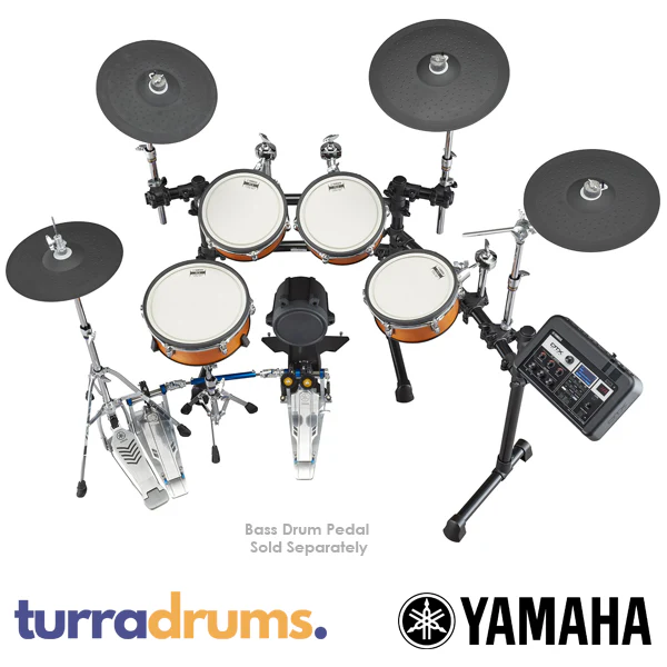 Yamaha DTX8K-X Electronic Drum Kit with TCS Heads - Real Wood - Image 4