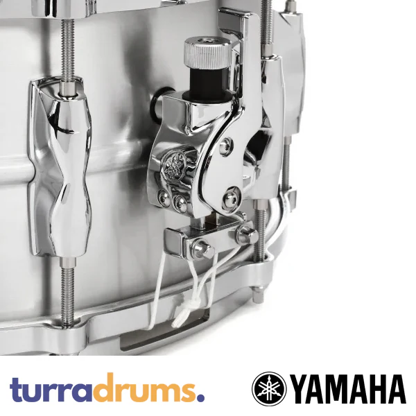 Yamaha Recording Custom 14 x 6.5 Aluminium Snare Drum (RAS1465) - Image 3