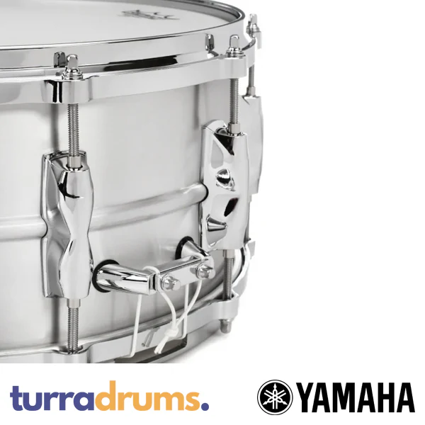 Yamaha Recording Custom 14 x 6.5 Aluminium Snare Drum (RAS1465) - Image 4