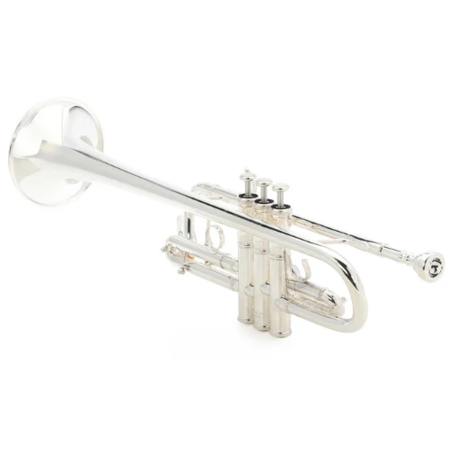 Yamaha YTR-YTR8445S Xeno C Trumpet Silver-Plated (Ex-Demo) - Image 2