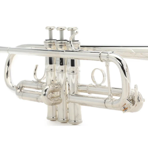 Yamaha YTR-YTR8445S Xeno C Trumpet Silver-Plated (Ex-Demo) - Image 4